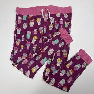 Little Sleepies Pajama Pants Women Medium I Love You A Latte Bamboo Lounge